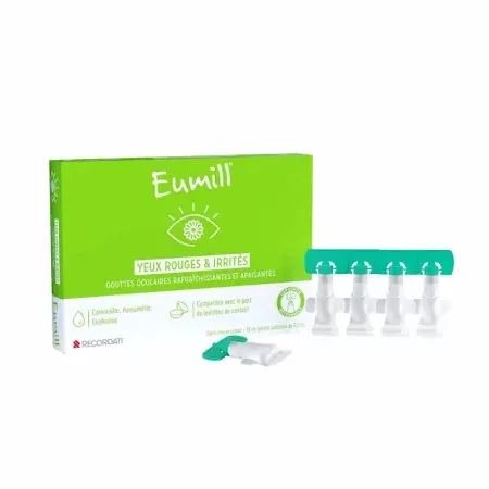 Eumill Yeux Rouges et Irritées 10 unidoses - Univers Pharmacie