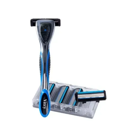 Vitry Men Care Rasoir Précision 5 Lames + 4 recharges - Univers Pharmacie