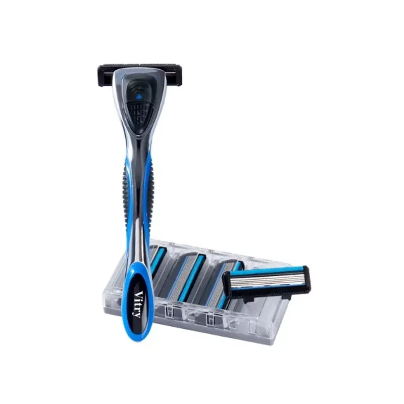 Vitry Men Care Rasoir Précision 5 Lames + 4 recharges - Univers Pharmacie