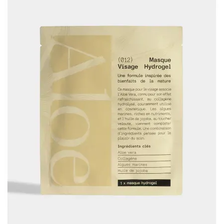 Aloe Masques Visage Hydrogel Hydratant X1 - Univers Pharmacie