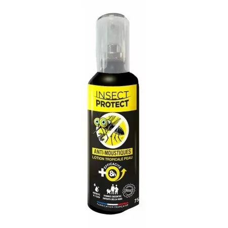 Insect Protect Anti-moustiques Lotion Tropicale Peau Spray 75ml - Univers Pharmacie