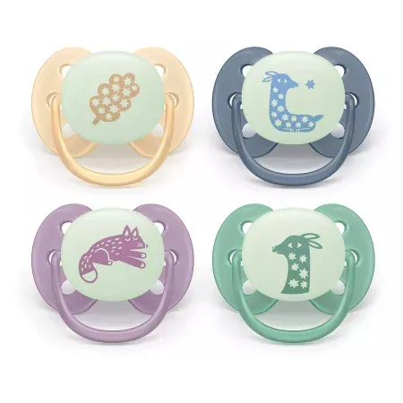 Philips Avent Ultra Soft Night Time Sucette 18m+ X2 - Univers Pharmacie