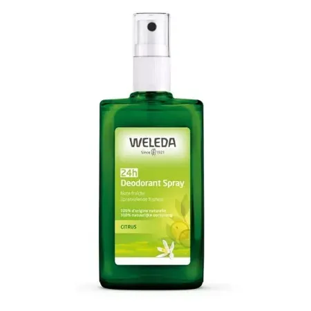 Weleda Déodorant Spray Citrus 24h Bio 100ml - Univers Pharmacie