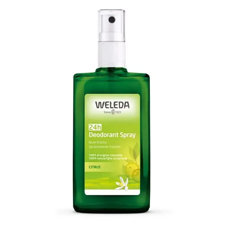 Weleda Déodorant Spray Citrus 24h Bio 100ml - Univers Pharmacie