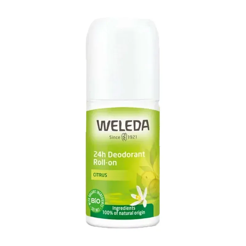 Weleda Déodorant Bio Citrus 24h Roll-on 50ml - Univers Pharmacie