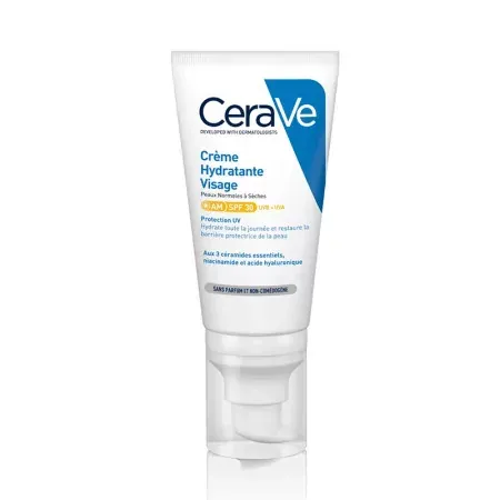 CeraVe Crème Hydratante Visage SPF30 52ml - Univers Pharmacie
