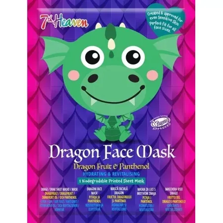 7th Heaven Masque en Tissu Dragon Visage Fruit du Dragon et Panthenol - Univers Pharmacie