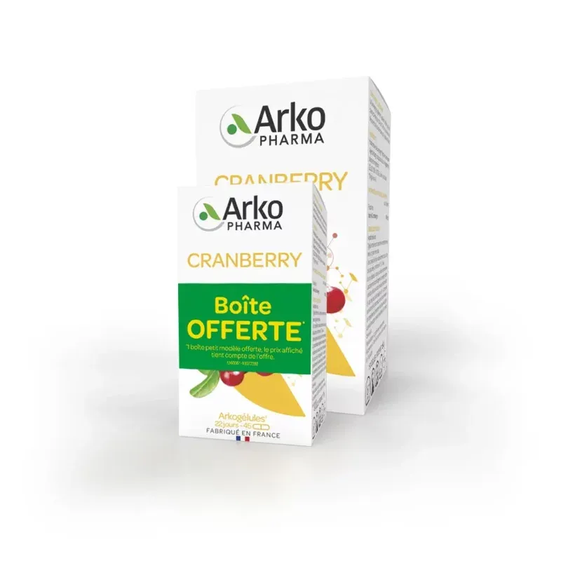 Arkopharma Arkogélules Cranberry 150+45 gélules - Univers Pharmacie