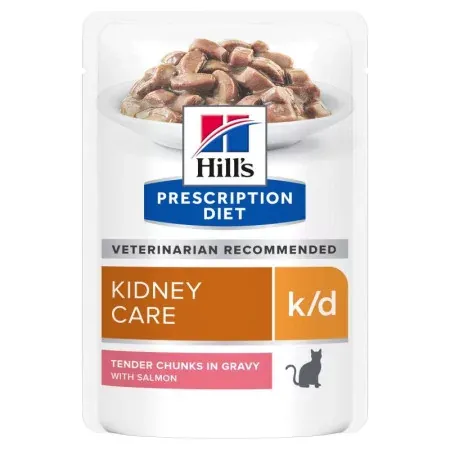 Hill's Prescription Diet Kidney Care k/d Saumon 12X85g - Univers Pharmacie