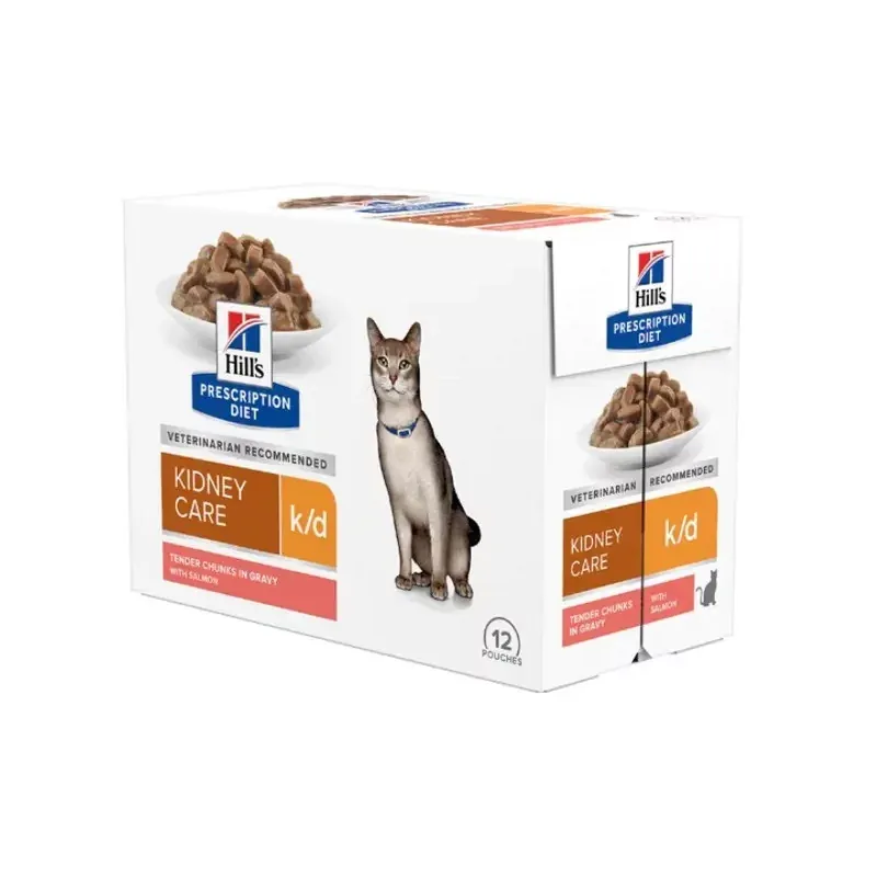 Hill's Prescription Diet Kidney Care k/d Saumon 12X85g - Univers Pharmacie