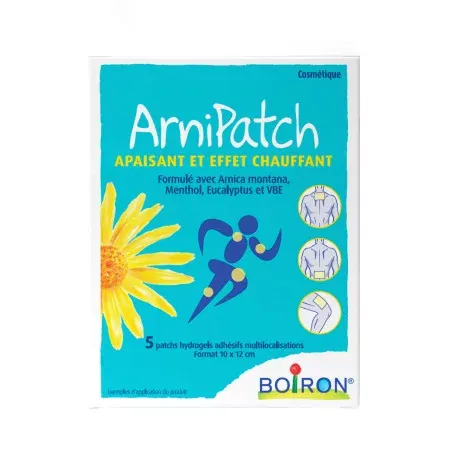 Boiron ArniPatch 10X12cm 5 patchs  - Univers Pharmacie
