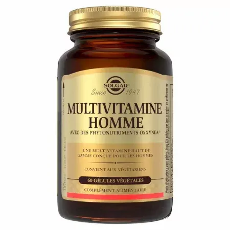 Solgar Multivitamine Homme 60 gélules - Univers Pharmacie