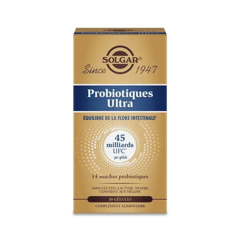 Solgar Probitiques Ultra 30 gélules - Univers Pharmacie