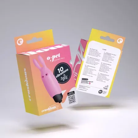 Crushious O-Pet Lapin Vibromasseur de Poche - Univers Pharmacie