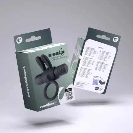 Crushious Wonka Cockring à Vibration avec Télécommande - Univers Pharmacie