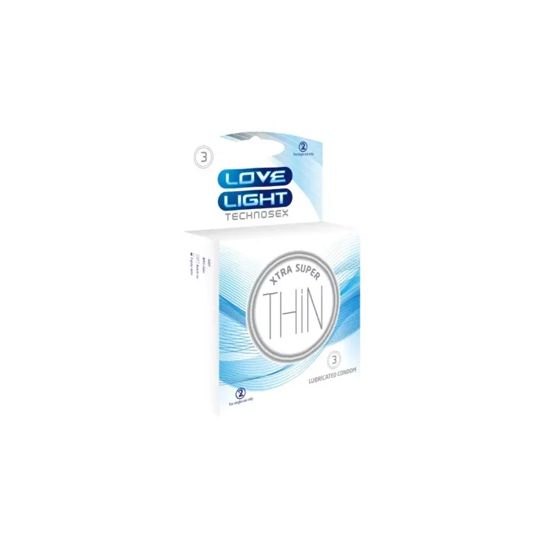 Love Light Xtra Super Thin Préservatif X3 - Univers Pharmacie