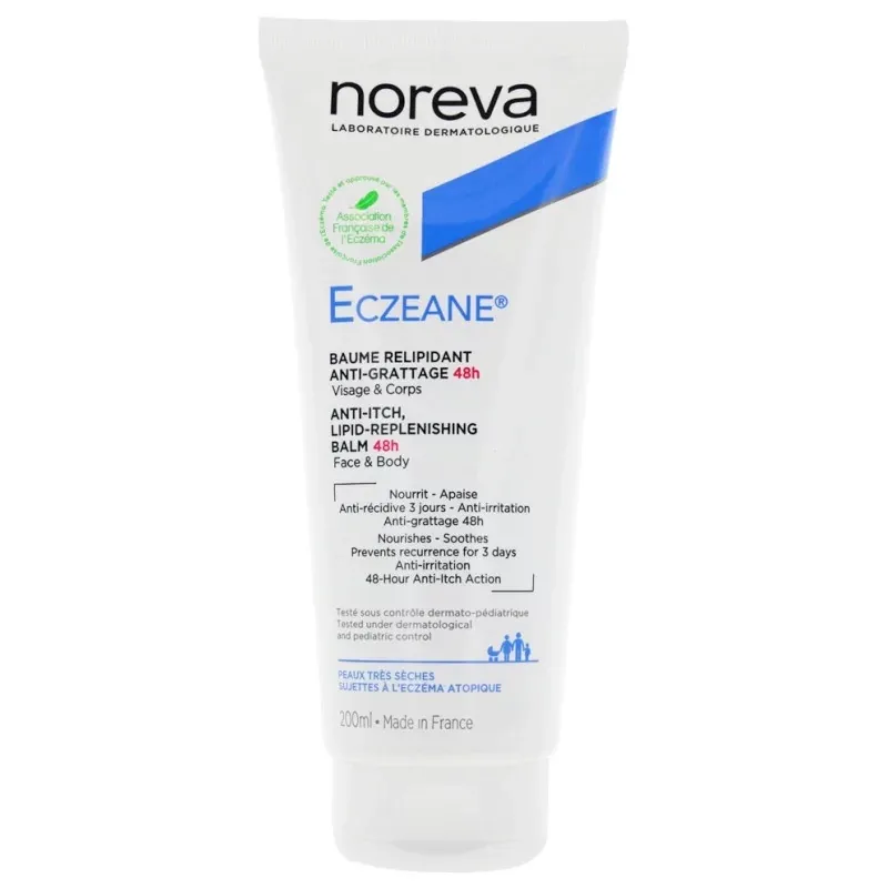 Noreva Eczeane Baume Relipidant Anti-grattage 48h 200ml - Univers Pharmacie