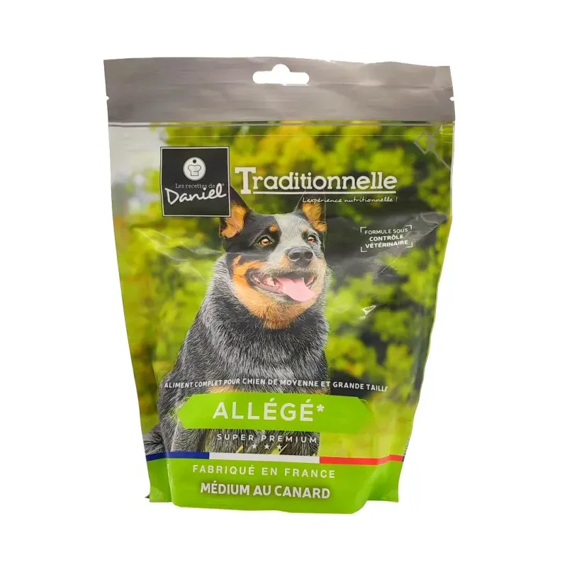 Les Recettes de Daniel Traditionnelle Croquettes Allégées Médium Canard 400g - Univers Pharmacie