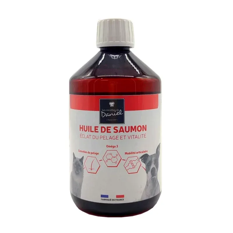 Les Recettes de Daniel Huile de Saumon 500ml - Univers Pharmacie