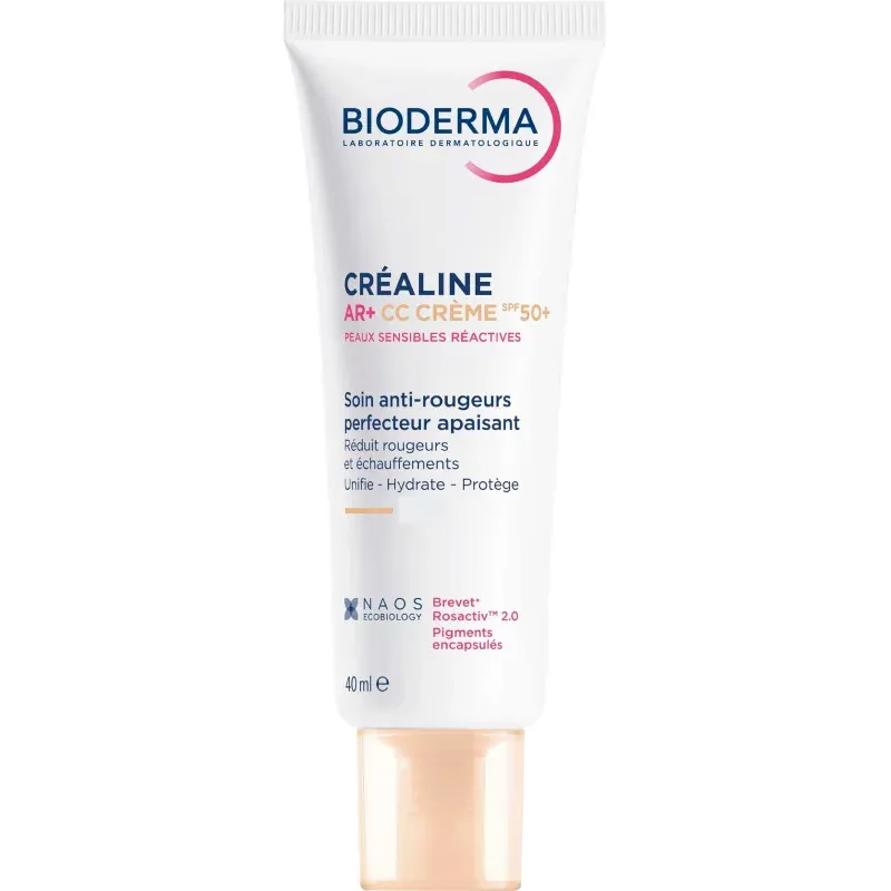 Bioderma Créaline AR+ CC Crème SPF50+ Dorée 40ml - Univers Pharmacie