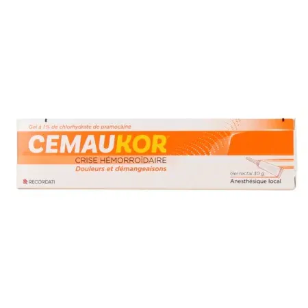 Cemaukor Crise Hémorroïdaire Gel 1% 30g - Univers Pharmacie
