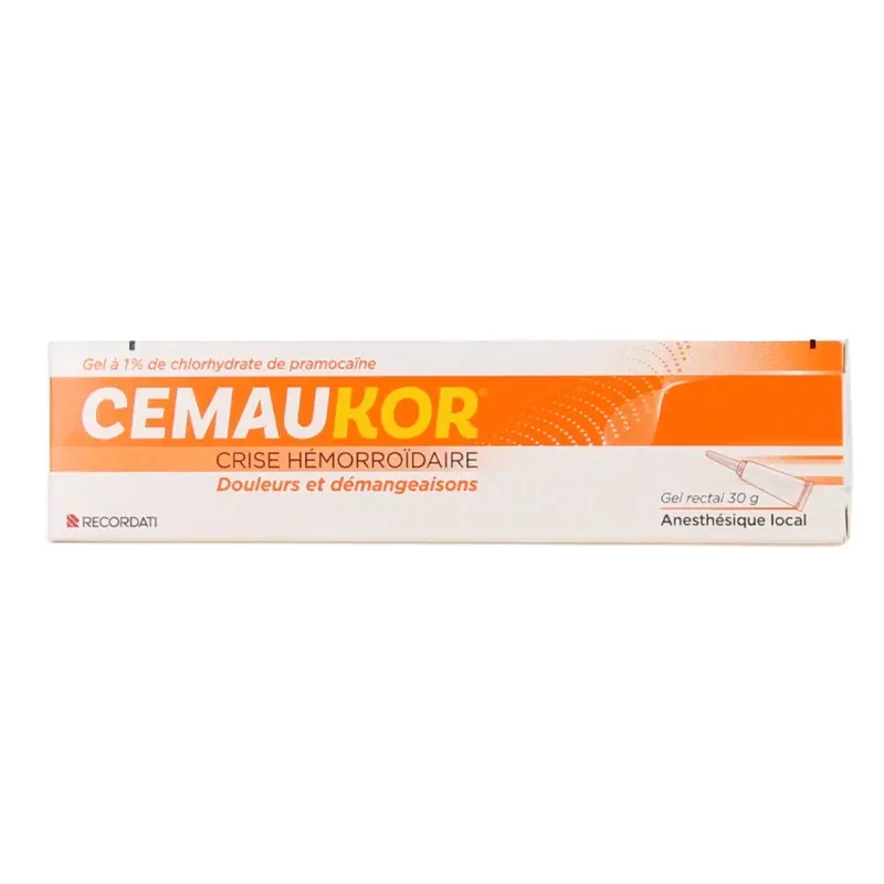 Cemaukor Crise Hémorroïdaire Gel 1% 30g - Univers Pharmacie