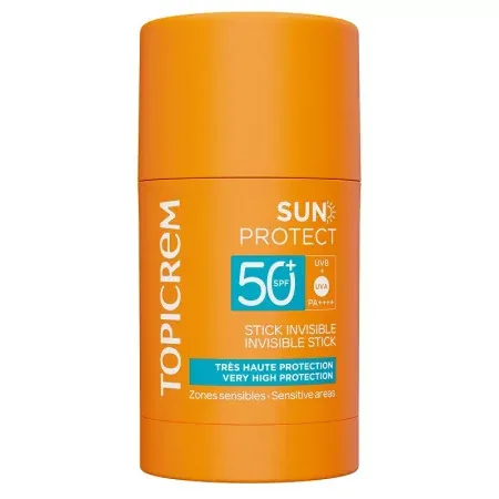 Topicrem Sun Protect SPF50+ Stick Invisible 15g - Univers Pharmacie