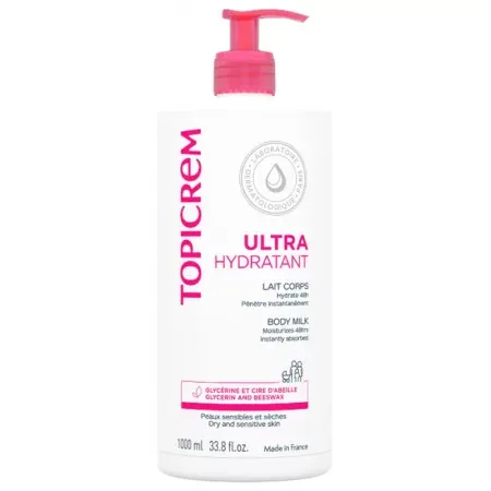 Topicrem Ultra Hydratant Lait Corps 1L - Univers Pharmacie
