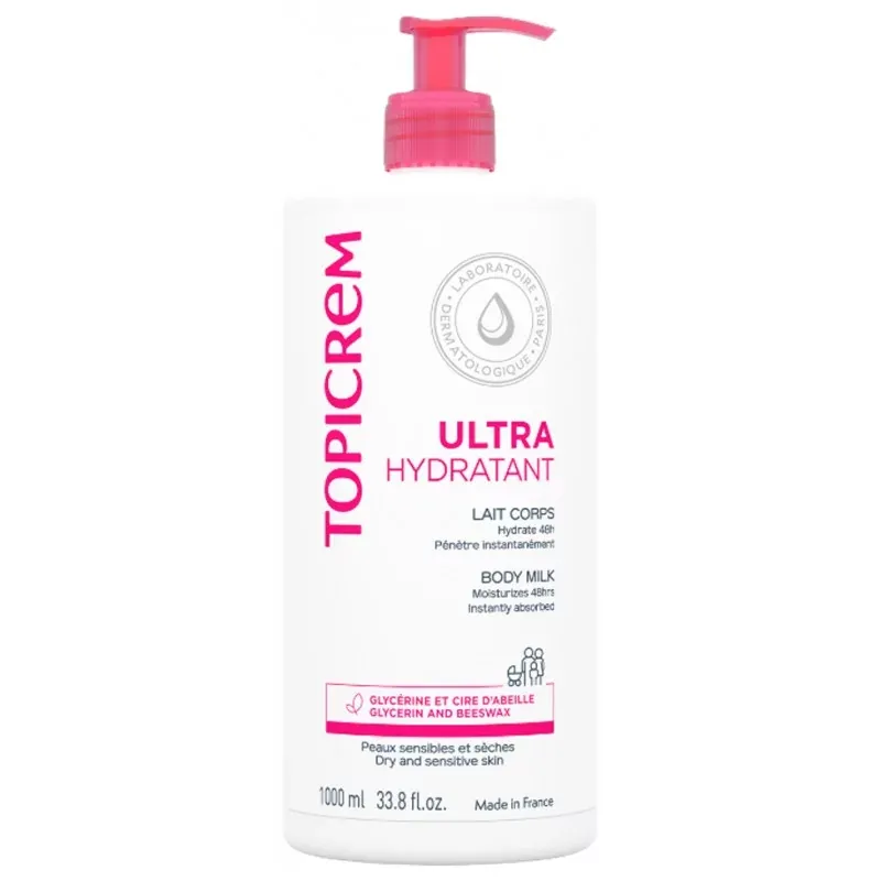 Topicrem Ultra Hydratant Lait Corps 1L - Univers Pharmacie