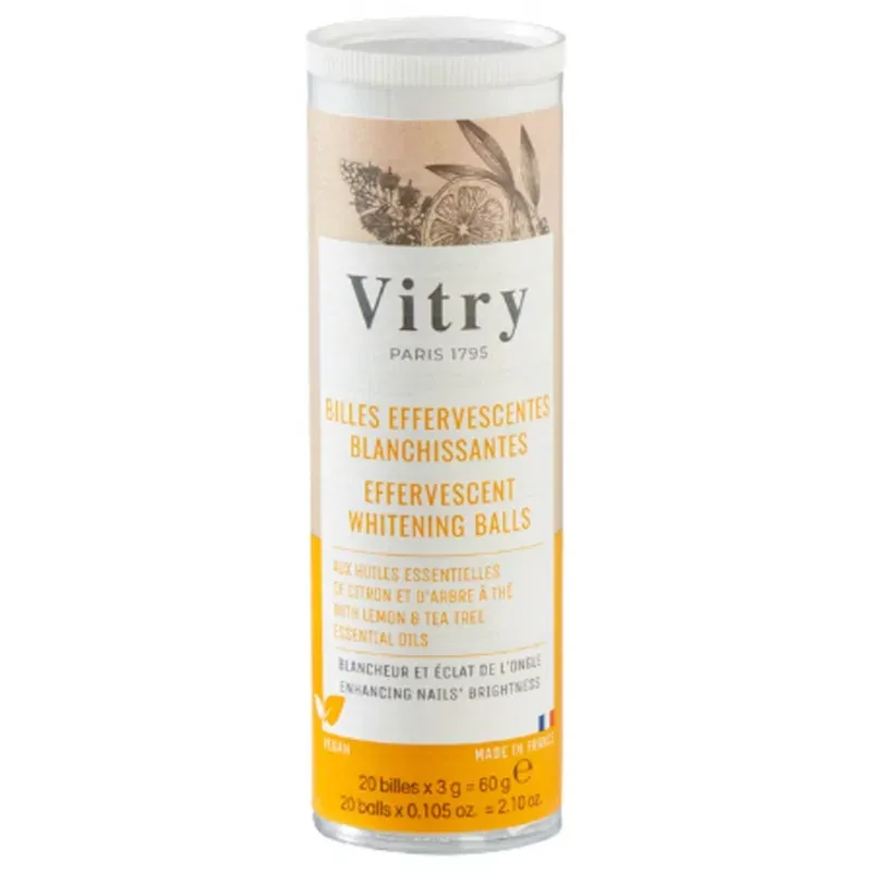 Vitry Billes Effervescentes Blancheur X20 - Univers Pharmacie
