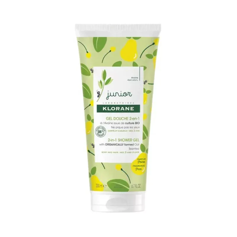 Klorane Petit Junior Gel Douche Poire 200ml - Univers Pharmacie