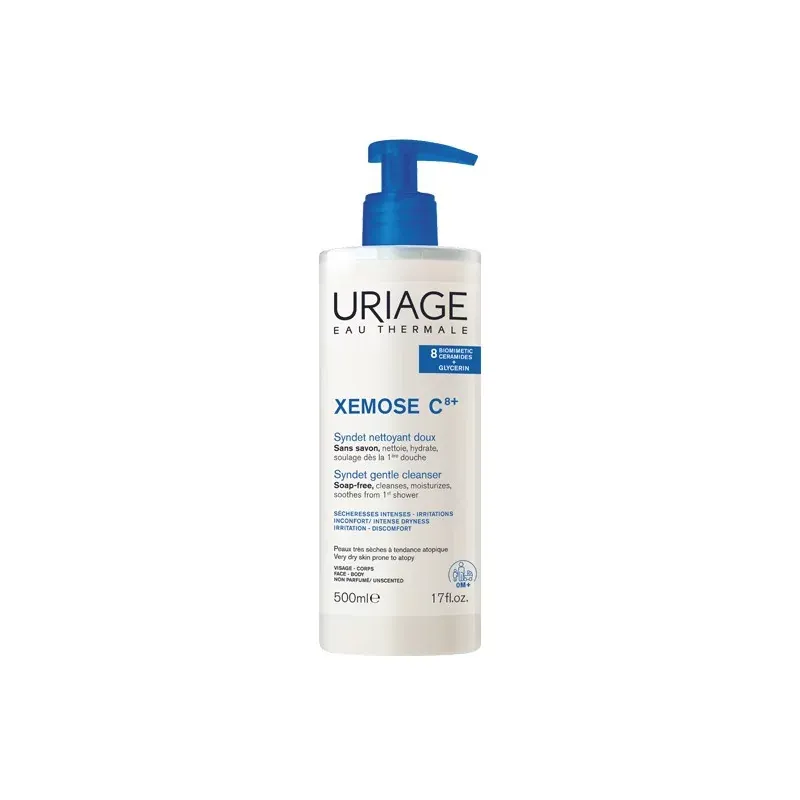 Uriage Xémose C8+ Syndet Nettoyant Doux 500ml - Univers Pharmacie