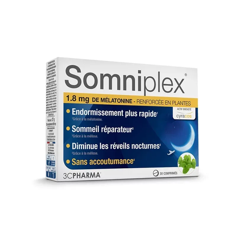 3C Pharma Somniplex 30 comprimés - Univers Pharmacie