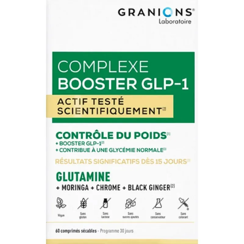 Granions Complexe Booster GLP-1 60 comprimés sécables