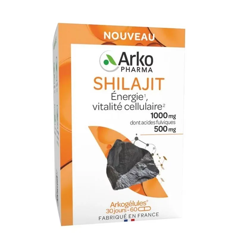 Arkopharma Shilajit 60 gélules - Univers Pharmacie