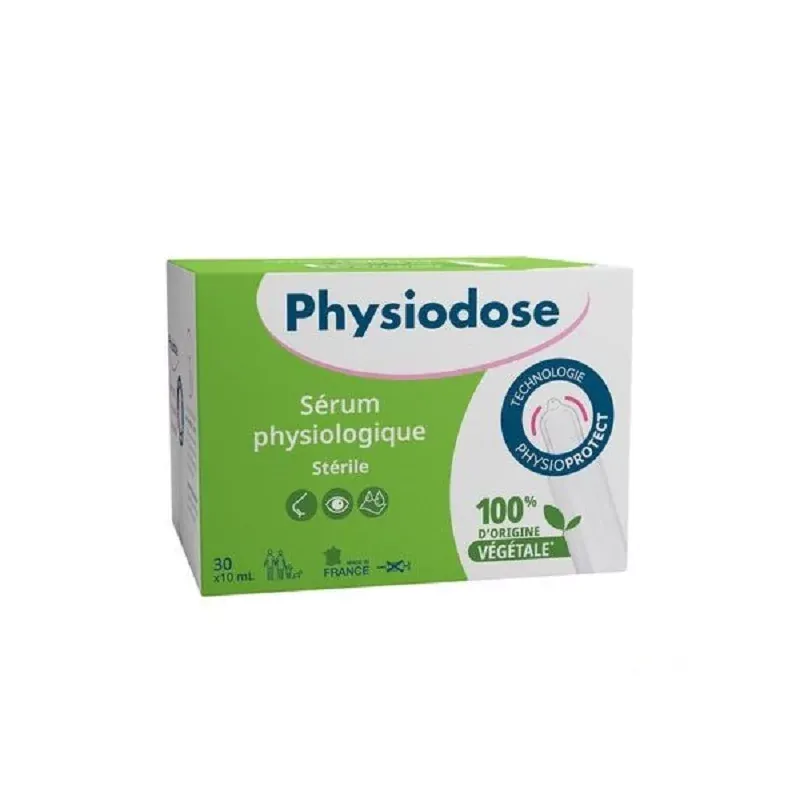 Physiodose Sérum Physiologique Stérile 30X10ml - Univers Pharmacie