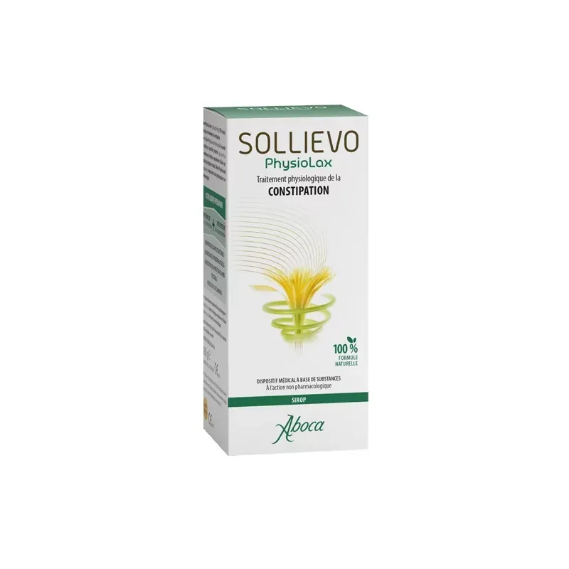Aboca Sollievo Physiolax Constipation Sirop 180ml - Univers Pharmacie