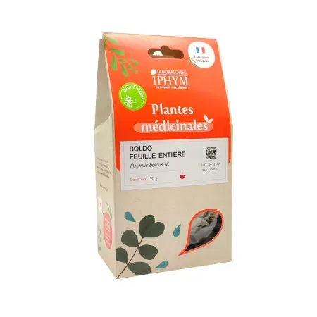 Iphym Plantes Médicinales Boldo Feuille Entière 50g - Univers Pharmacie