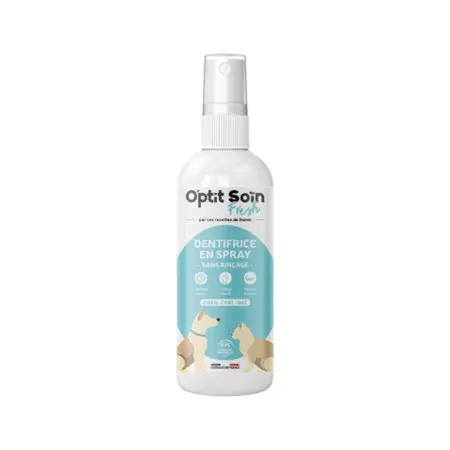 O'ptit Soin Fresh Dentifrice en Spray Chien Chat NAC 125ml - Univers Pharmacie