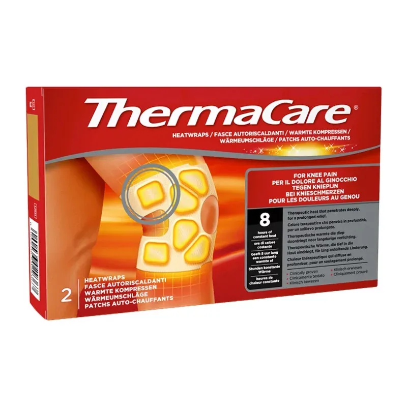 ThermaCare Patchs Auto-Chauffants Douleur Genou X2 - Univers Pharmacie