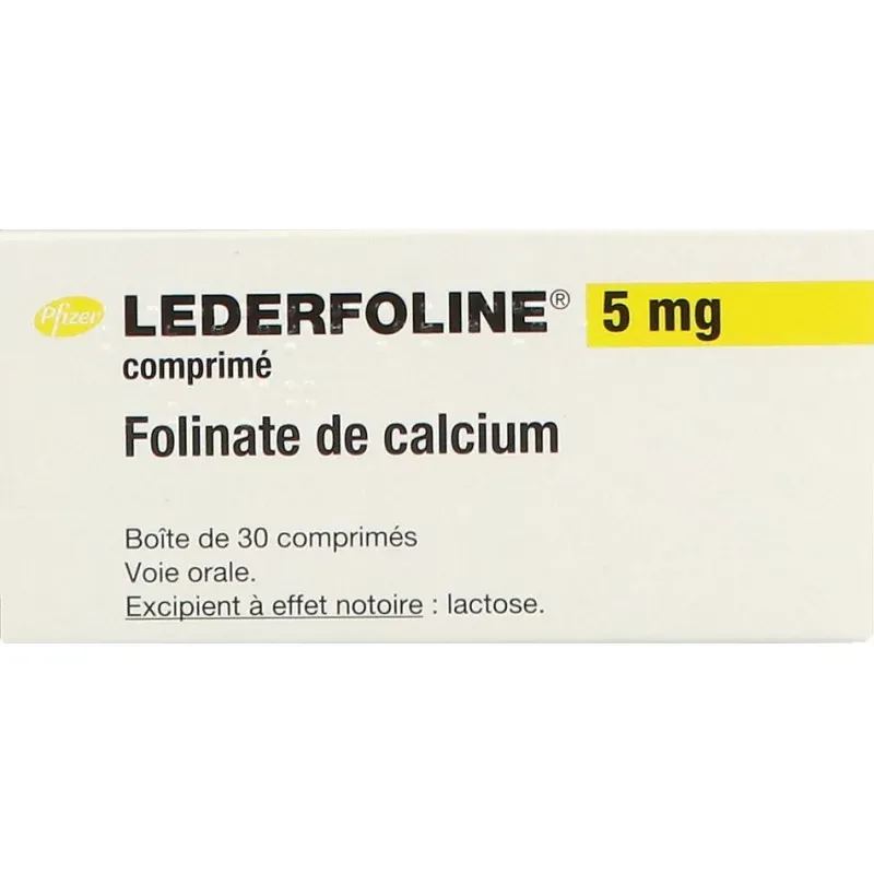 Lederfoline 5mg 30 comprimés - Univers Pharmacie