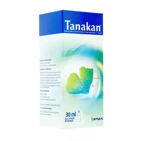 Tanakan Solution Buvable 30ml - Univers Pharmacie