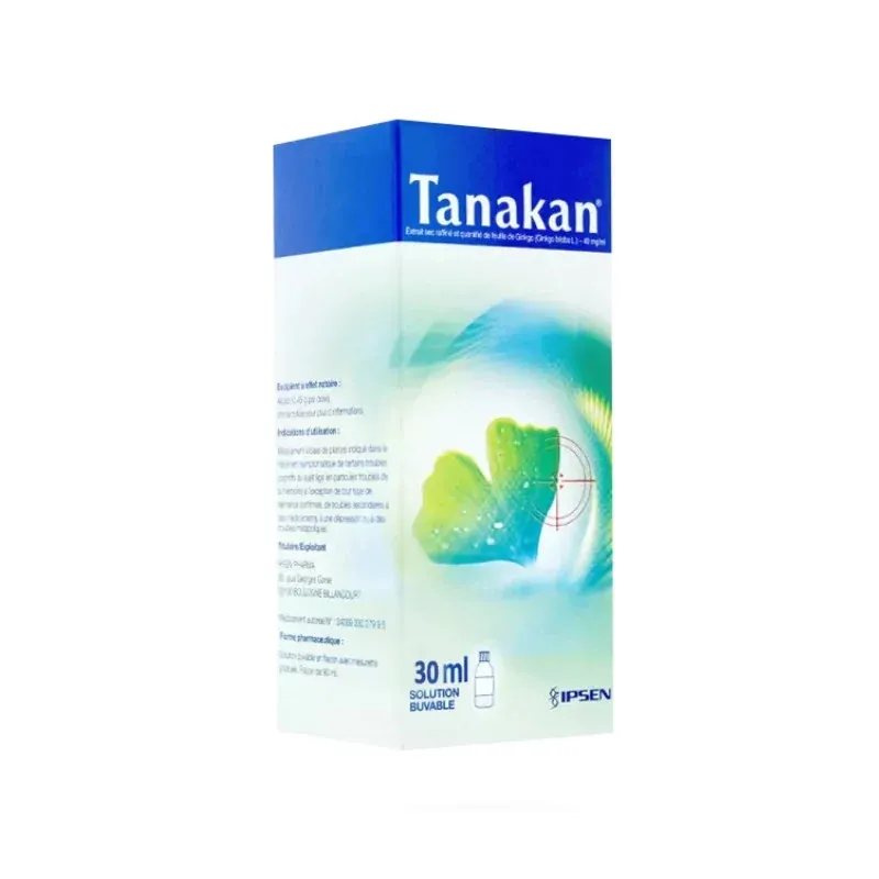 Tanakan Solution Buvable 30ml - Univers Pharmacie