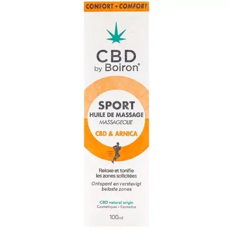 CBD by Boiron Sport Huile de Massage 100ml - Univers Pharmacie
