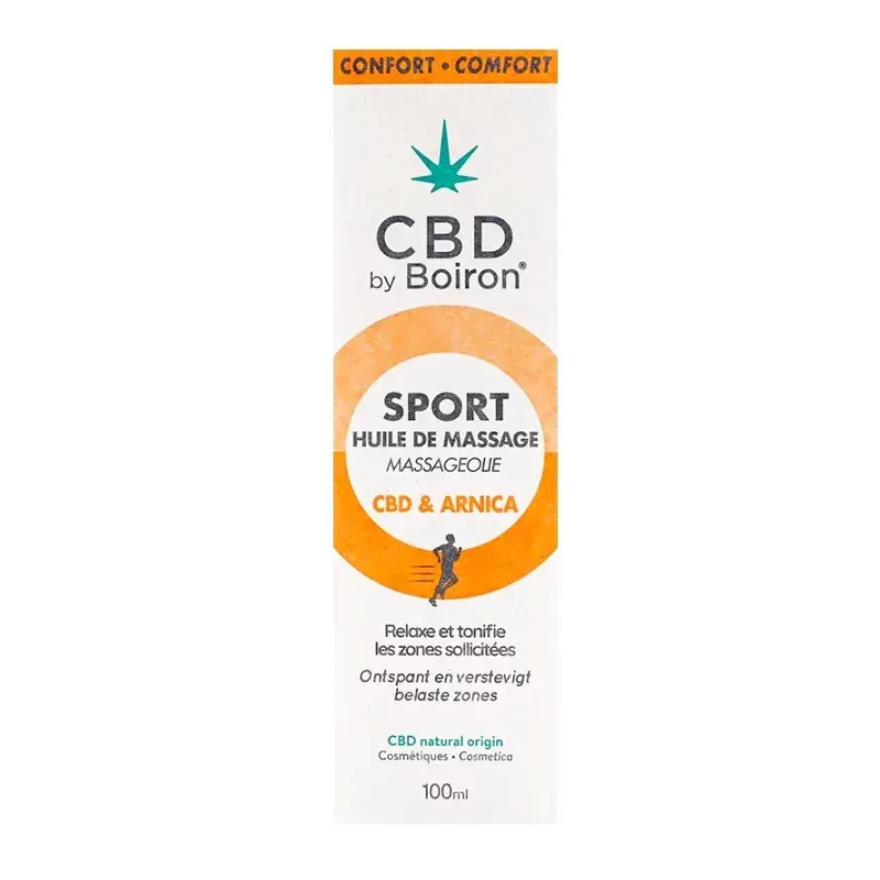 CBD by Boiron Sport Huile de Massage 100ml - Univers Pharmacie