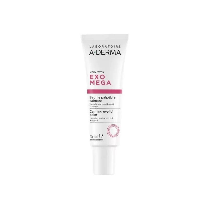 A-Derma Exomega Baume Palpébral Calmant 15ml - Univers Pharmacie