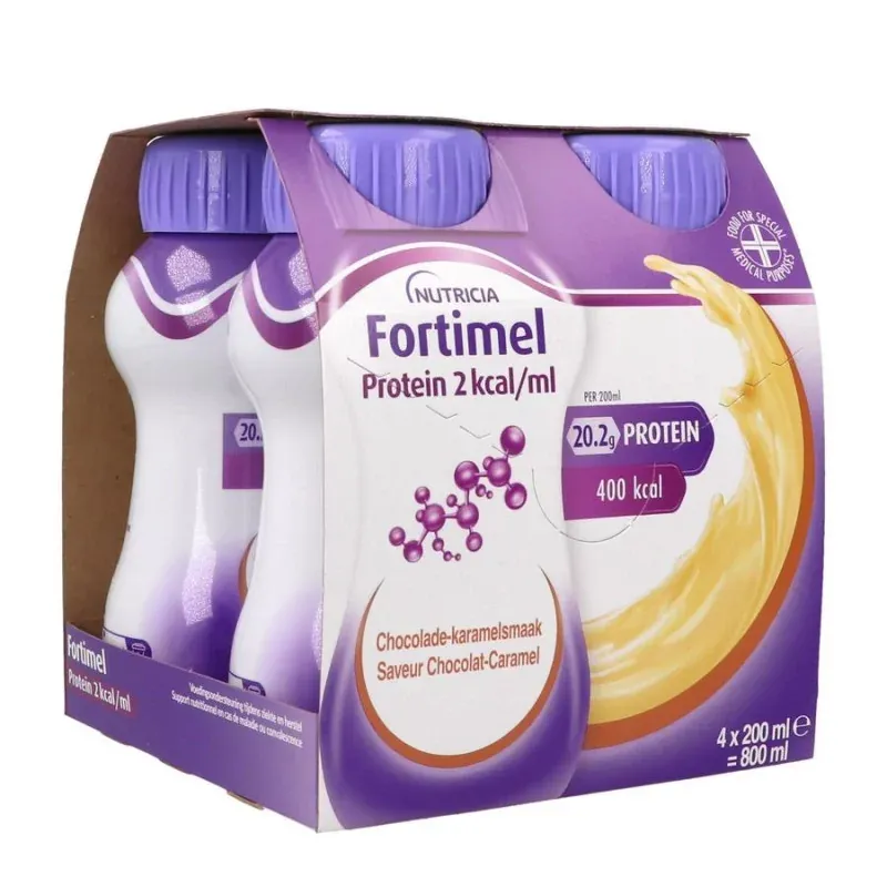 Nutricia Fortimel Protein 2kcal/g Chocolat-Caramel 4X200g