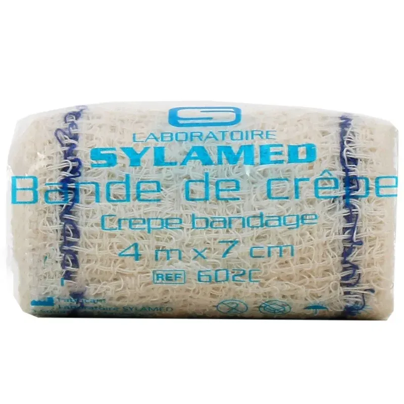 Sylamed Bande de Crêpe 7cmX4m - Univers Pharmacie