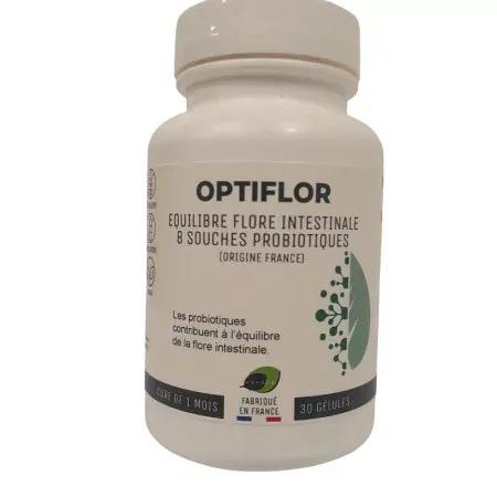 Optiflor Equilibre Flore Intestinale 8 souches Probiotiques 30 gélules - Univers Pharmacie