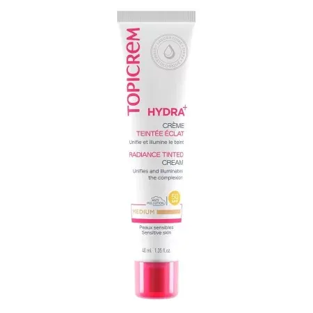 Topicrem Hydra+ Crème Teintée Eclat Medium 40ml - Univers Pharmacie